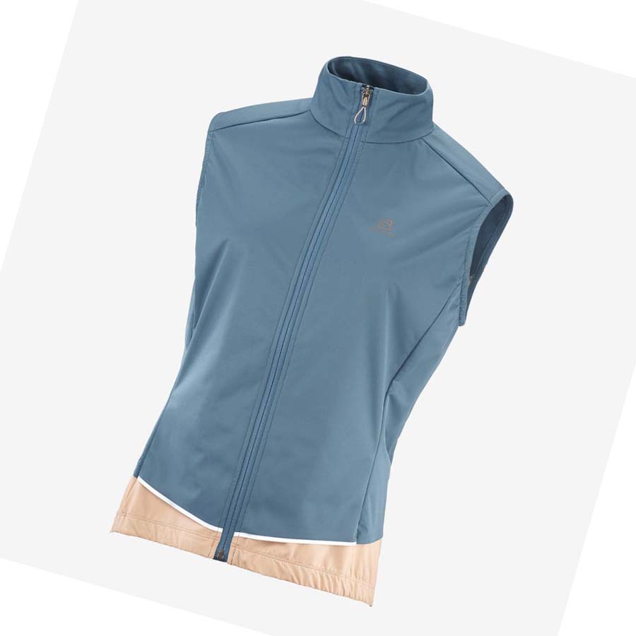 Chaquetas Salomon LIGHT SHELL WATERPROOF Mujer Azules | MX 2483SGL